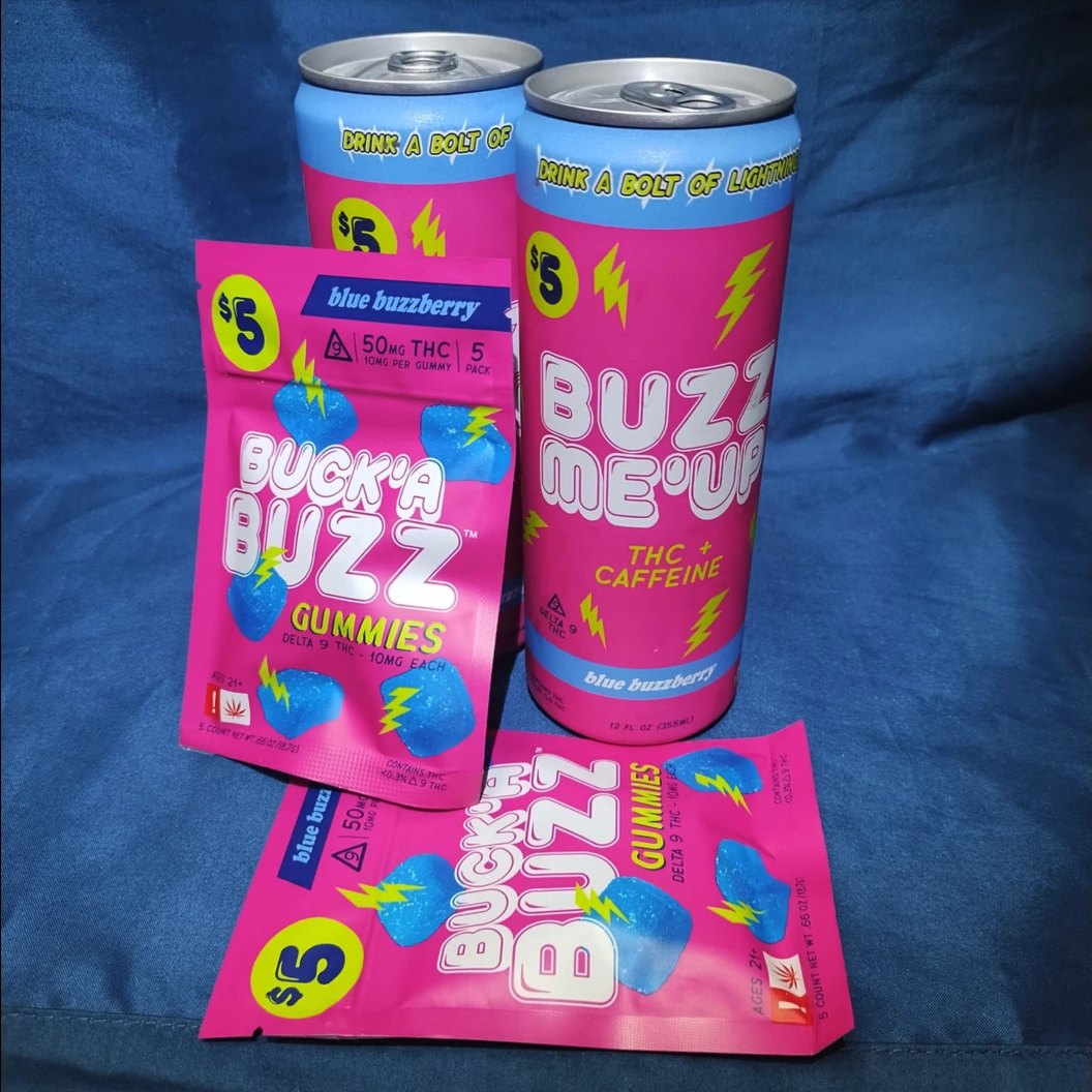 Buck'a Buzz Gummies — Blue Buzzberry