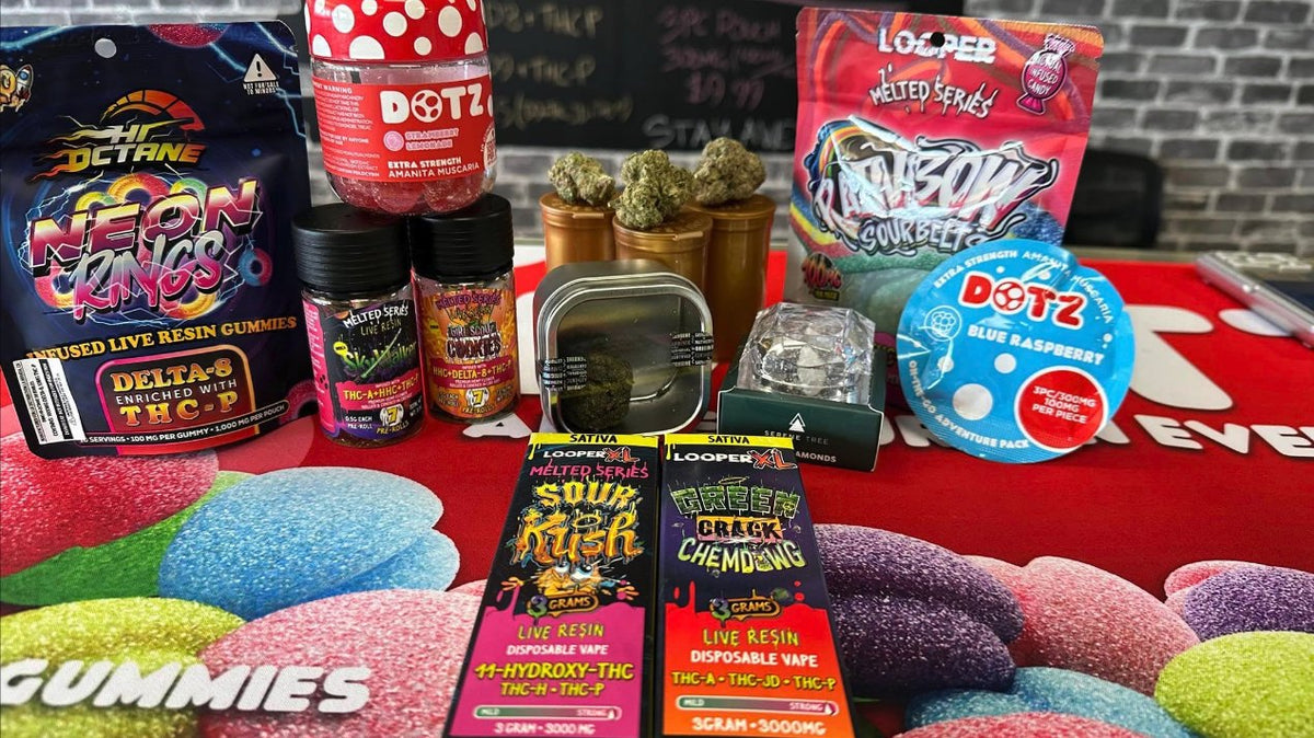 Edibles, vapes and flower at DTS Hemp