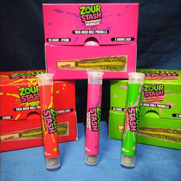 Zour Stash THC-A Hash Hole Pre-Roll — 2g